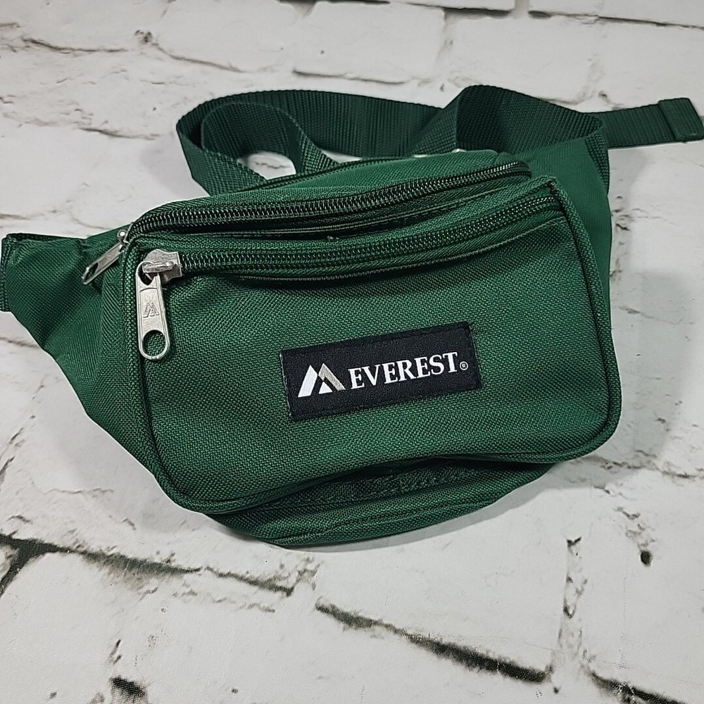 Everest Signature Waist Pack Forest Green Hip Bum Bag Hiking Fanny Pack‎ OSFA